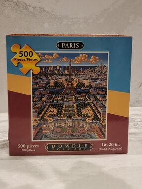 NIB Dowdle Paris 500 piece Jigsaw Puzzle NEW